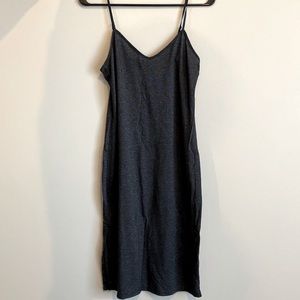 Black Sparkling Slip Dress by TNA